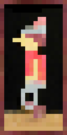 Tall figure pixel artwork, 1:2 ratio